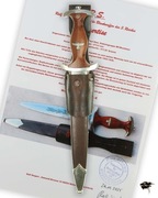 Kordzik SA  [Wczesna wersja] z żabą, Paul Ebel Solingen