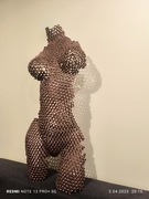 Rzeźba,odlew kobiecego ciała