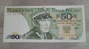 100 szt. Banknotów 50 zł z PRL
