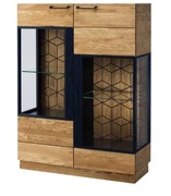 Witryna Szafa Mosaic 15 lite drewno regał