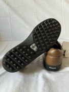 Damskie buty golfowe BALLY - rozmiar 38, brązowa skóra, nowe z metką 