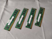 Pamięci komputerowe DDR3 - 4x 4GB / PC3-12800U / Samsung