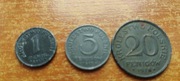 1918 rok 1 fen 5 fen 20 fenigów
