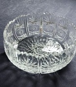 Piękna misa z kryształowego szkła.Lata 70-te XX wiek