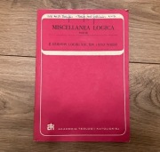 Miscellanea Logica tom 3 Z dziejów logiki XIII, XIV i XVII wieku
