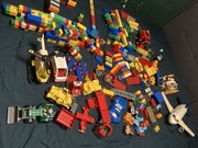 Lego duplo. Pojazdy klocki duży zestaw