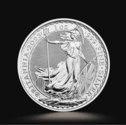 Srebrna moneta Brytyjska Britannia 1 oz uncja - AG 999