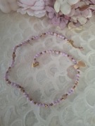 Naszyjnik handmade z naturalnych kamieni agat hematyt rodonit 