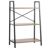 Komplet 2 sztuki Regał LOFT Industrialny Drabina – Metal i Drewno – 110cm