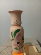 Wazon Vintage PRL – Ceramika, Ręcznie Malowane Kwiaty