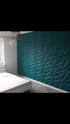 Panel 3d ścienny gipsowy dekoracyjny OD RĘKI Fala