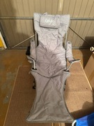 Krzesło kempingowe WEJOY – tapicerowane, regulowane, wygodne jak fotel.