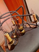 Lampa mosiężna wisząca 