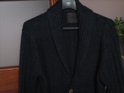 sweter kardigan NOWY C&A L granatowy