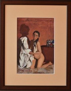 Obraz, Aleksander Bajger, Odaliska, 2020