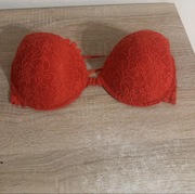 Biustonosz Czerwony Bez Ramiączek