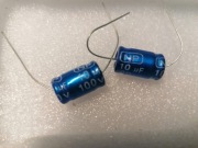 Kondensator 10uF 100V Bipolarny roz. 10x20mm  2 szt