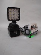 Super zestaw Mini głośnik+ lampa robocza z USB Na akumulator Makita 18VLXT 