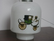 Lampa retro PRL, dł. 33 cm
