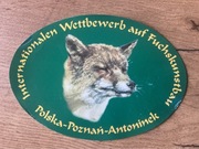 NAKLEJKA MYŚLIWSKA LIS POZNAŃ ANTONINEK PRL