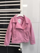 Urocza, stylowa ramoneska dla dziewczynki marki Sinsay w rozmiarze 116 cm