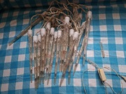 Sople ozdoba lampki świąteczne 20szt vintage retro