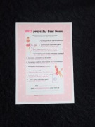 Quiz Przyszłej Pani Domu na wieczór panieński 