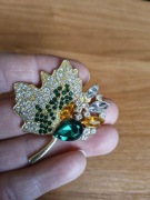 Broszka Liść klonu 