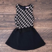 FG4London czarna sukienka dziewczęca wizytowa 110