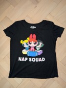 Koszulka Atomówki Sinsay czarna Powerpuff Girls rozmiar M luźna