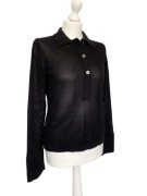 Ażurowy sweter Drykorn for Beautiful People, czarny, M (38)