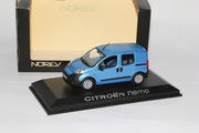 Model Citroen Nemo Vitre 2008 Blue Met 1:43 Norev