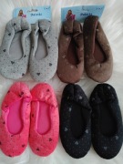 YO! NOWE polskie baleriny,baletki welurowe,r. 24/25