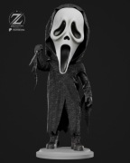 Figurka druk 3D żywica 12K " Ghostface ZCF - F1243 " - 120 mm