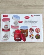 Słoiki zakręcane 6 szt Alpina 200 ml