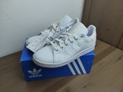 Białe Skórzane Buty Sportowe Adidas Stan Smith