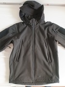 Kurtka męska z kapturem przejściowa wodoodporna M-Tac Softshell Czarna M