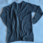 ONLY sweter narzutka S stalowy , popiel
