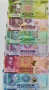 GUINEA Set - 500 - 20,000 Francs 2016-2018 UNCP.-47-- P.- 52Banknotes