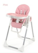 Krzesełko do karmienia ze stolikiem różowe 