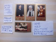 4szt. znaczki pełna seria Mi 1769 NRD 1972r. DDR Niemcy MALARSTWO czyste** 