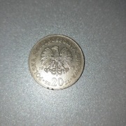 Moneta z 1976 20zl Marceli Nowotko 