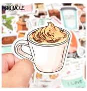 Naklejki Coffee,Kawusia, Kawa,dla fana kawy -10 sztuk zestaw