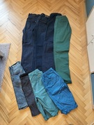 spodnie długie i krótkie 8szt C&A Smyk r. 146-164