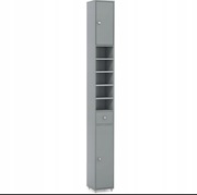 Szafka łazienkowa stojąca 10 półek wąska wysoka SŁUPEK