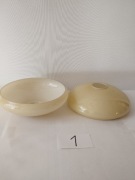 Stare klosze żółte berety - komplety po 2 sztuki (1)