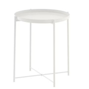 IKEA GLADOM Stolik z tacą, biały, 45x53 cm, nowe