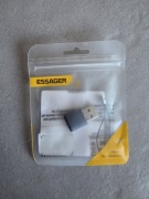 Essager OTG Adapter USB-C (żeński) - USB 3.0 (męski) szary NOWY
