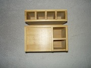 Organizer bambusowy obrotowy na biurko