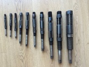 Zestaw 10szt polskie rozwiertaki nastawne 12-45 mm, S.M.Radom7 do metalu